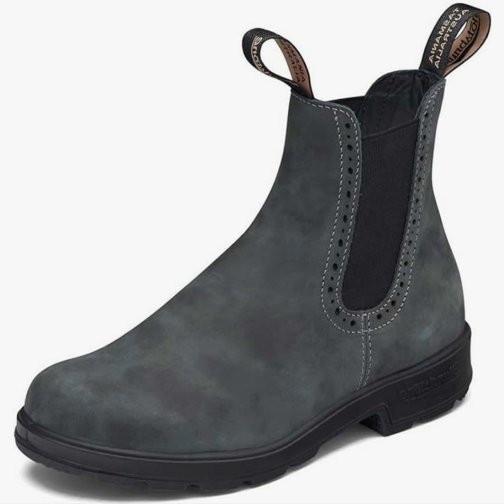 Blundstone BL1630 High-Top Chelsea Boot Rustic Black